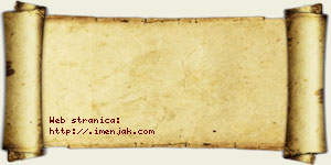 Trnjina Curaković vizit kartica